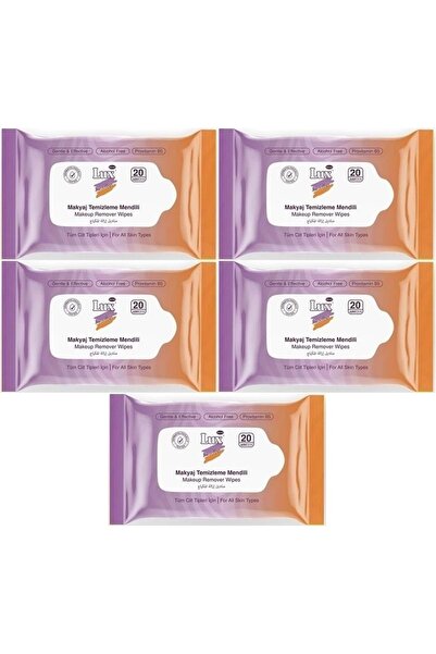 LUX Makeup Removal Wipes Towel 100 Sheets (5Pk*20)