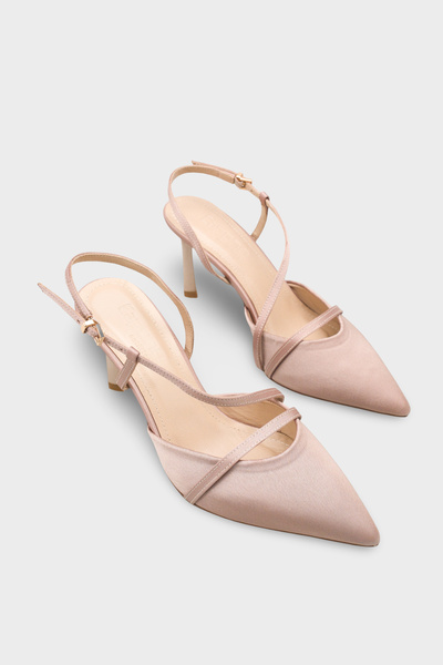 Capone Outfitters حذاء نسائي من Jodee مصنوع من الجلد الطبيعي ومُبطن بمقدمة مد...