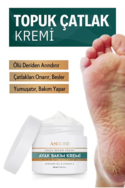 Asellrisee Ayak Tırnak Mantar El Bakım Topuk Çatlağı Beyazlatıcı Etkili Krem ...