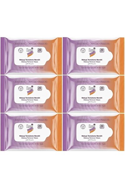 LUX Makeup Removal Wipes Towel 120 Sheets (6Pk*20)