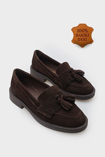 Capone Outfitters Mocasini Tish pentru femei din piele intoarsa autentica