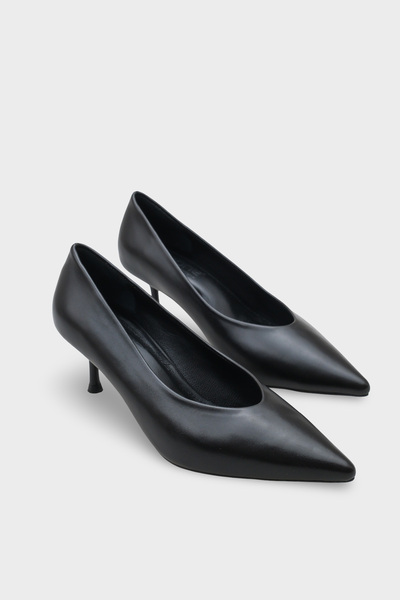 Capone Outfitters Merle Pointed Toe Genuine Leather Lined Stiletto