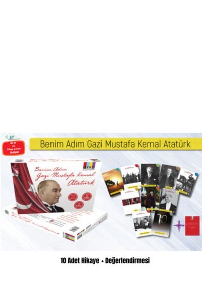 Öykü Yayıncılık Benim Adım Gazi Mustafa Kemal Atatürk Set (10 Hikaye+ Değerle...