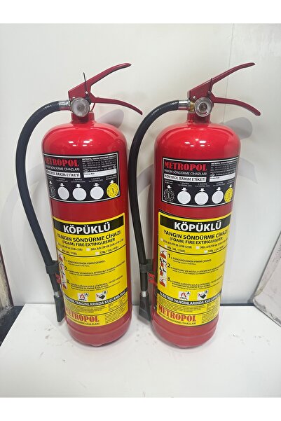 KPR YANGIN İŞ YERİ İÇİN UYGUN 6 KG FOAM KÖPÜKLÜYANGIN SÖNDÜRÜCÜ 2'Lİ PAKET