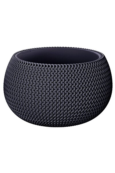 Prosperplast Ghiveci decorativ de flori, Prosperplast, Splofy, rotund, antrac...