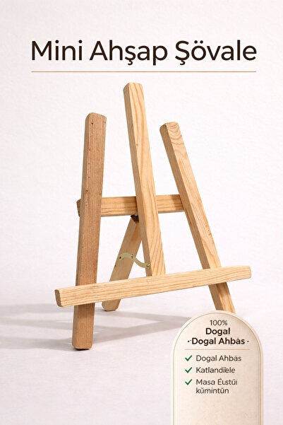 Puzzle Mini ahşap ayaklı masaüstü masa üstü Şövale Resim Hobi Tuval tutucu Ta...