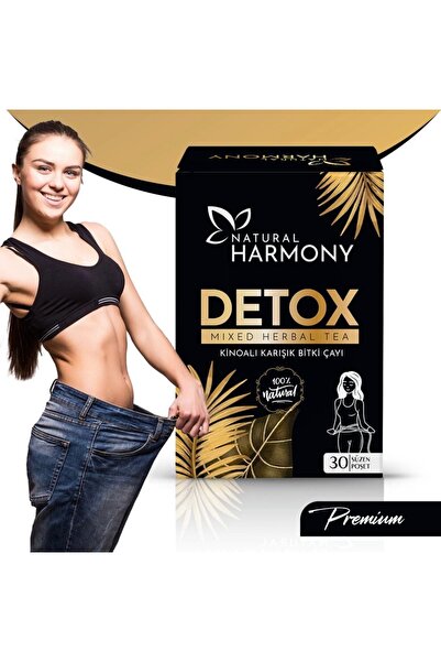 Natural Harmony Diyet Form çayı & Özel Bitkisel Kinoalı Detoks Çayı 1 kutu