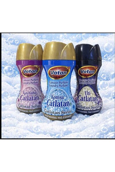 Vatan Granül Çamaşır Parfümü & Çamaşır Yumuşatıcı 3LÜ ELTİ ÇATLATAN KAYNANA Ç...