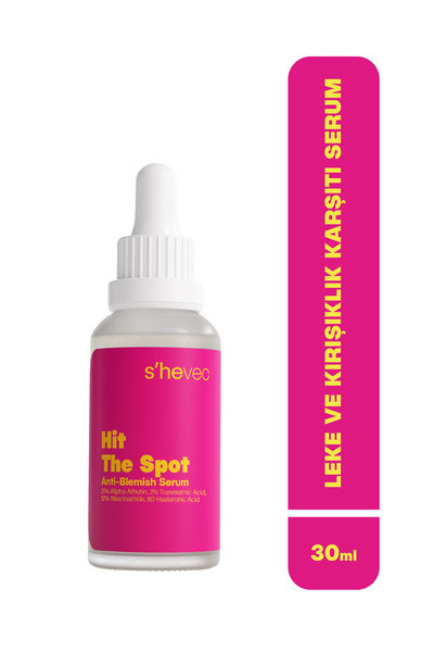 s'hevec Leke ve Kırışıklık Karşıtı Arbutin ve Peptit Kompleksli Vegan 30 ml S...