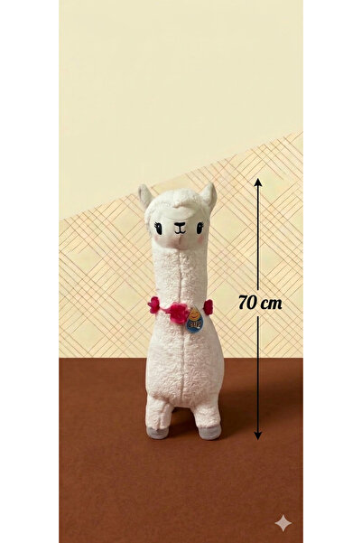 GRAN TOYS Oyun ve Uyku Arkadaşım Peluş Alpaka Lama - 70 cm