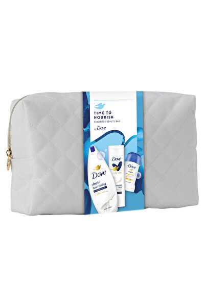 Dove Set cadou: Gel de duș 250ml + Deodorant 50ml + Loțiune de corp 250ml + P...