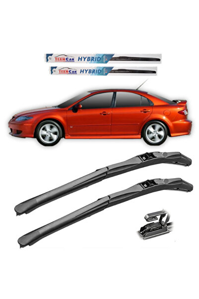 TEAMCAR Mazda 6 GG3 (20022008) Υβριδικοί υαλοκαθαριστήρες εμπρός σετ