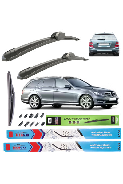 TEAMCAR Υαλοκαθαριστήρες Mercedes C-Class T-Model S204 (Estate) (2007-2014) Π...