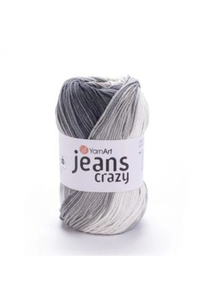 Yarnart Jeans Crazy Marbled Hand Knitting Fire Marbled 8204
