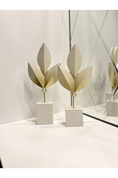 İnci line souvenırs İkili yaprak biblo