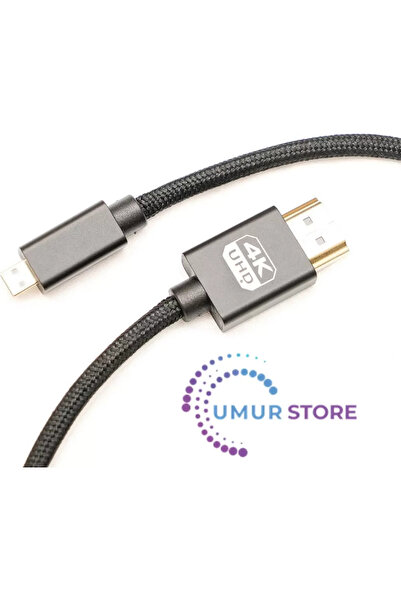 Herz Micro HDMI To HDMI Kablo 4K 60Hz 1m