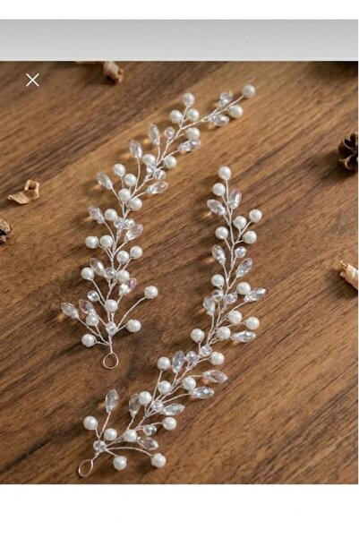 Merio tasarım Coroană dublă laterală de cristal de perle. Nunta, logodna, pro...