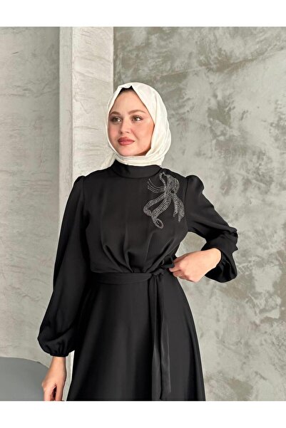 Cardella فستان ليندا ستيتش الأنيق مع أحجار الراين اللامعة - للمناسبات الخاصة