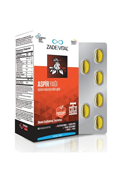 Zade Vital Aspir Yağı 600mg 60 Kapsül