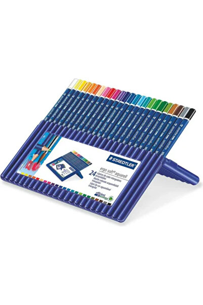 Staedtler اقلام تلوين ايروسوفت اكواريل 24 لون علبة بلاستيك