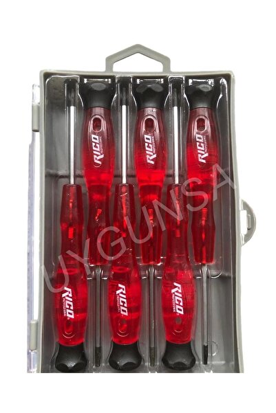 Rico 6 Parça Saatci Torx Tornavida Seti Takımı 50 Mm