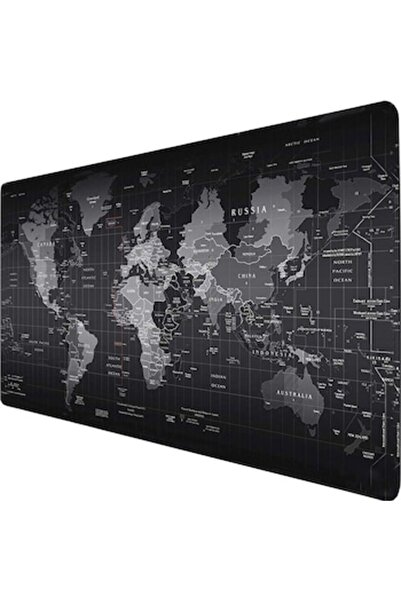 Generic Professional Gaming Mousepad, Rubber Base, World Map, 800 x 300 x 2 m...