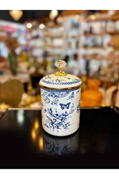 Miss Betty BLUE LİFE EMAYE KAVANOZ 13X21CM