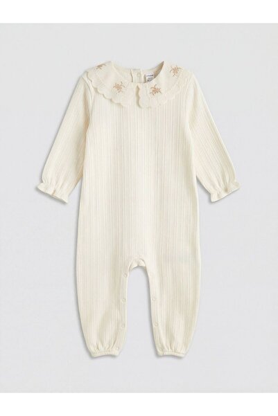 LC Waikiki Embroidered Baby Girl Jumpsuit