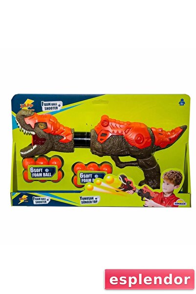 esplendor لعبة ديناصور يدوية للتصويب بسعة 12 كرة