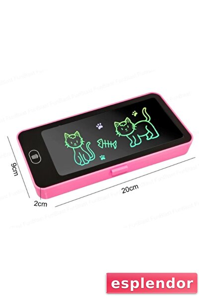 esplendor علبة أقلام للرسم وتدوين الملاحظات بشاشة تعمل باللمس