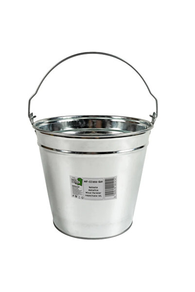 OEM Στρογγυλός κουβάς Little Farmer, γαλβανισμένος χάλυβας, 12 λίτρα