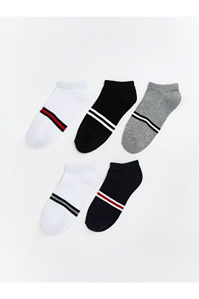 LC Waikiki Striped Boy's Booties Socks Pack of 5