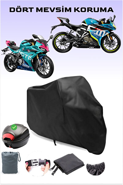 Breen Black Rear Bag Compatible 4Seasons Cfmoto 250Sr Engine Cover