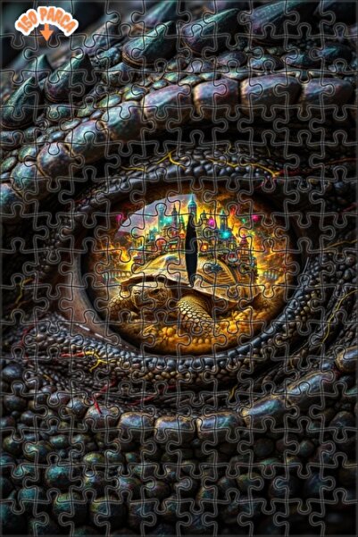 Esranın Dünyası Mysterious City in Dragon's Eye and Turtle Watery Double-Laye...