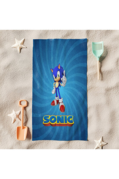 Şen Dekorasyon Prosop de plajă Sonic