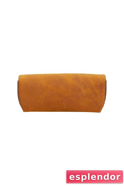 esplendor Roan Leather Glasses Case G19 Tan