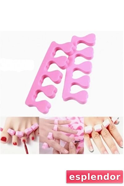 esplendor Finger Separator Sponge Manicure Pedicure Apparatus 5 Pcs