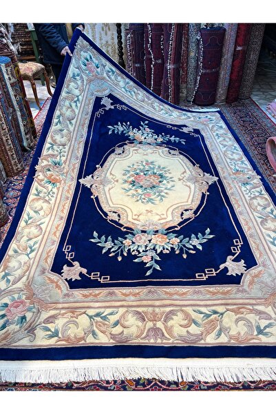 RD RAMAZAN DAĞ EL HALI SANATI El Dokuma Kabartmalı Çin Halısı Birinci Sınıf K...