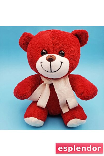 esplendor Red Plush Scarf Teddy Bear