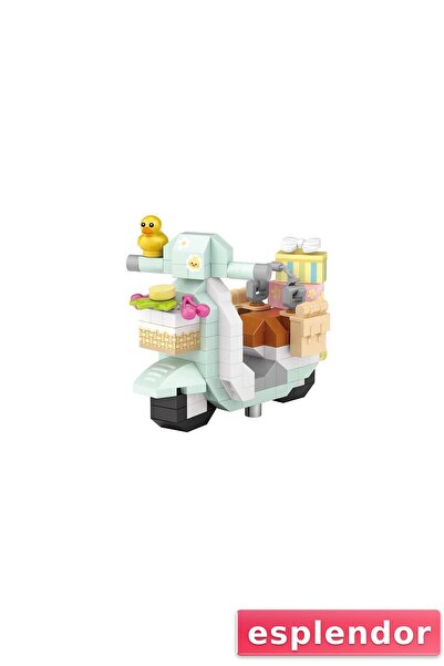 esplendor LZ8614 LOZ مجموعة كتلة المحرك اللطيفة حقيبة صغيرة