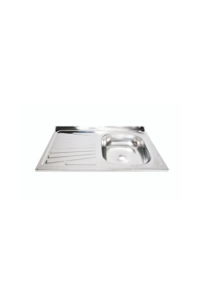 OEM Νιπτήρας κουζίνας από ανοξείδωτο ατσάλι, 80 x 50 εκατοστά, βάθος λεκάνης ...