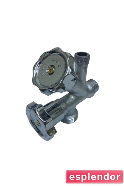 esplendor غسالة شوكة مزدوجة مزدوجة صنبور بيديت متوسط