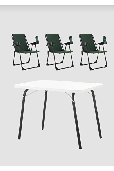 DEKOZUM HOLİDAY Kamp Seti Kamp Sandalyesi Kamp Masası Katlanır Kamp Piknik Se...