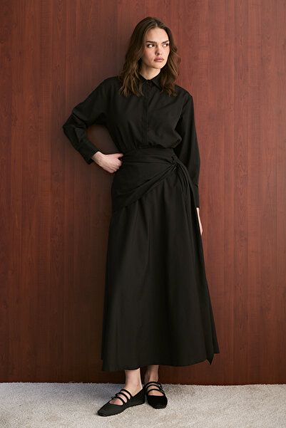 Melike Tatar poplin Set cu fustă 32-2745