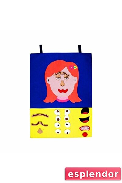 esplendor AND-5122 تعبيرات الوجه - لوحة فيلكرو للفتيات