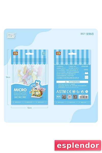 esplendor Lz8601 Loz Block Toy Mini Bag -Vagonlife