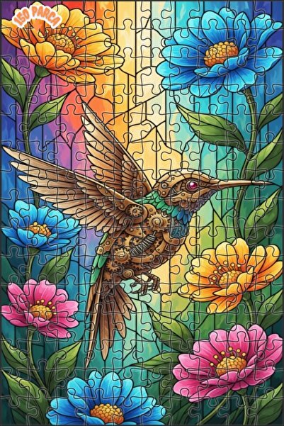 Esranın Dünyası Magic Mechanical Hummingbird Wooden Puzzle 150 Pieces 20X30
