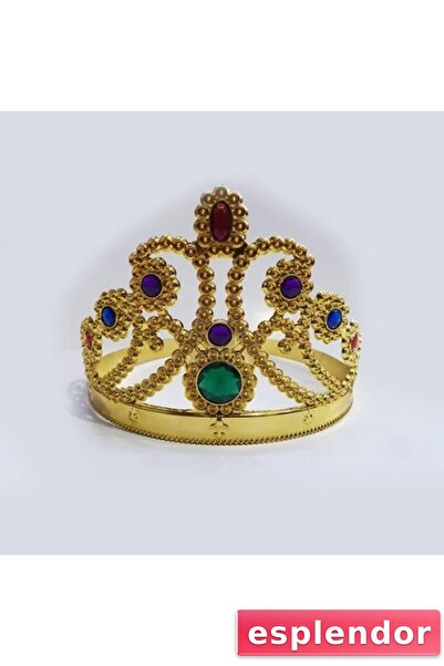 esplendor تاج حفلة الاميرة لون ذهبي