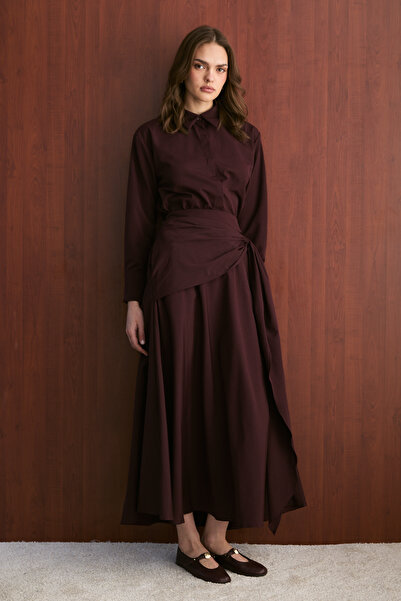 Melike Tatar Poplin Skirt Suit 32-2745