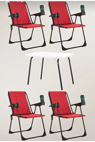 DEKOZUM HOLİDAY Kamp Seti Kamp Sandalyesi Kamp Masası Katlanır Kamp Piknik Se...